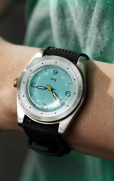 MECA REVOLT BLUE - SILVER BEZEL